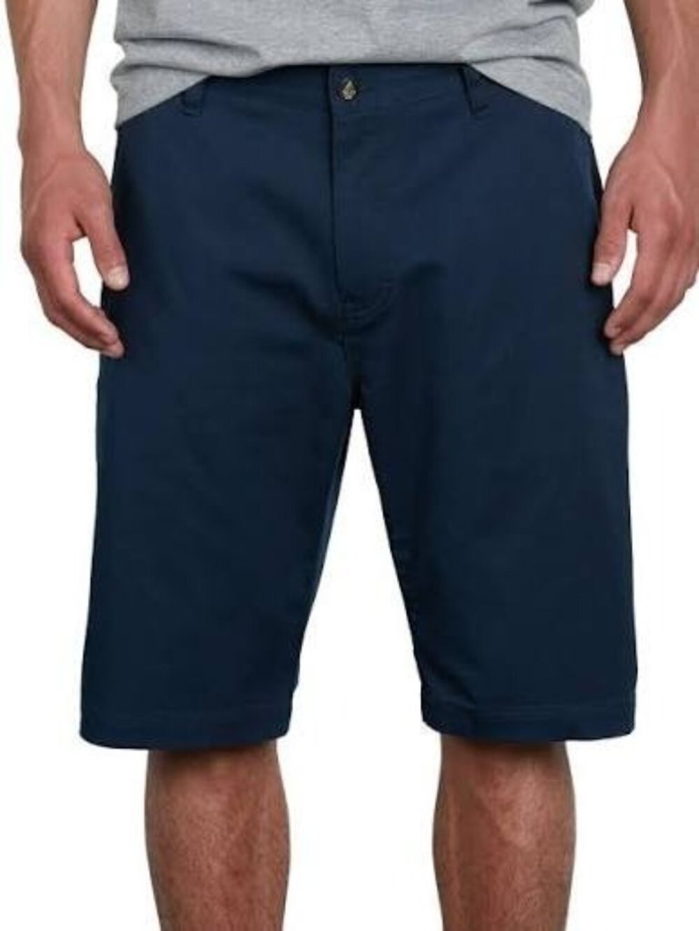 Volcom Vmonty Stretch 22" Chino Pants Dark Navy Men's Size 34 New
